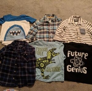 Toddler boy shirt lot